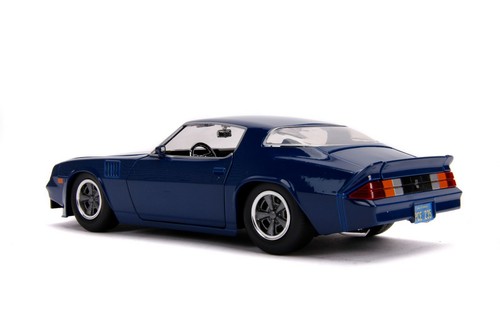 HOLLYWOOD RIDES STRANGER THINGS BILLY'S 1979 CHEVY CAMARO Z28 BLUE 1:24 #81 - Picture 7 of 7