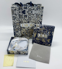 CHRISTIAN DIOR Empty Jewelry Boxes Christmas Blue limited Edition 4PC Set New!