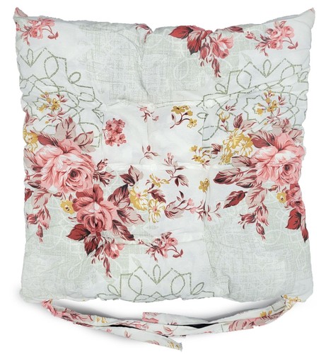 Seat Pad Dining Garden Kitchen Chair Cushions Tie On Floral Daisy - Picture 33 of 36