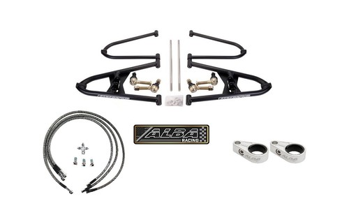 Honda TRX 400EX A Arms +2 +0 Chromoly Adjustable Complete kit by Alba Racing - Bild 1 von 7