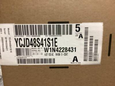 YORK YCJD48S41S1EA 4 TON YORK YCJD48S41S1EA 4 TON