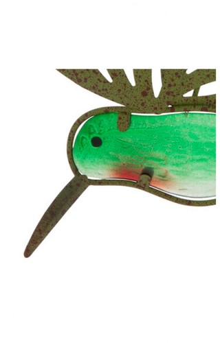 The Spring Shop Colibrí Verde Maceta de Metal Jardín Percher Longitud: 5 1/2"- NUEVO - Imagen 3 de 8