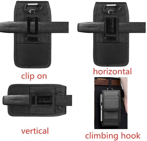 Case For Verizon Orbic Joy 2 Pouch Holster with Belt Clip Card Slot - Picture 4 of 6