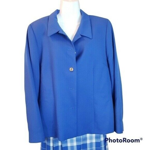 Pendleton Blue Wool Blazer sz 14