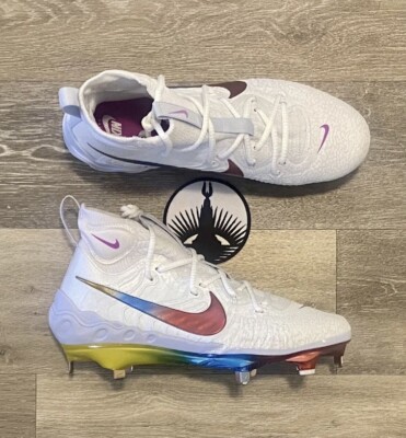 NIKE ALPHA HUARACHE NXT 'RAINBOW'/新品/野球 Nike Alpha Huarache NXT Rainbow Baseball Cleats DJ6517-106