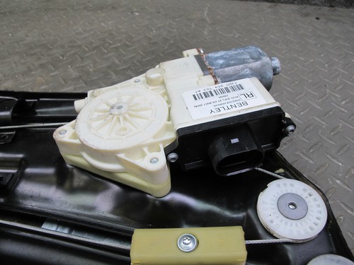 07-10 BENTLEY CONTINENTAL GTC REAR LEFT QUARTER WINDOW REGULATOR W MOTOR - Picture 7 of 14