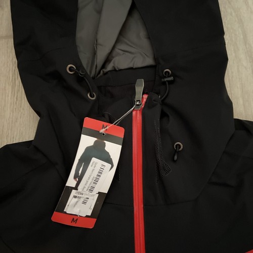 Spyder Mens Pryme Fanatic Snowboarding Ski Jacket 1114367 Black Red Medium New - Picture 5 of 7
