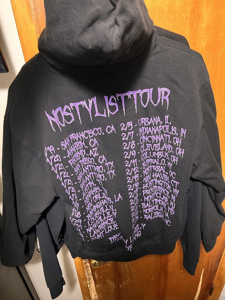 Destroy lonly Nostylist Tour パーカー AUTHENTIC Destroy Lonely No Stylist Tour Alyx Hoodie Black