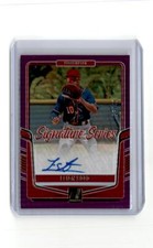2024 Donruss Signature Series Purple #SS-ES Elian Soto Auto /49 Nationals