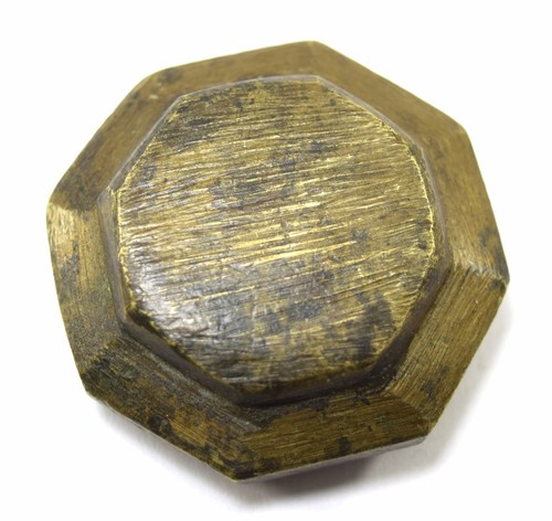 Rare Octagonal shape bell metal Old Indian primitive Measurement. Tool G15-156 - Picture 1 of 8
