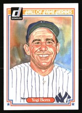 Yogi Berra 1983 Donruss Hall of Fame Heroes #24 BASEBALL Card