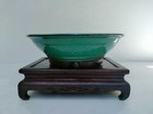 Bonsai Pot JapanBanko Ware Round Glazed Dia 11.81 inches (30 cm) Deep