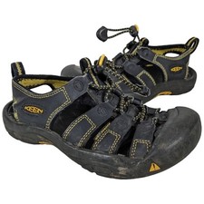Keen Newport H2 Sandals Kids Size 12 Outdoor Drawstring Black 1001907