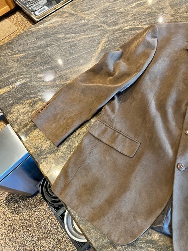 ANDREW FEZZA GR 44R Milk Chocolate Narrow Wale Cord 3 Knopf Blazer GR 44R - Bild 14 von 17