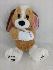 First Main Melancholy Mel Dog Plush 14 Inch Get Well Stuffed Animal Toy