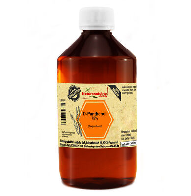 (80,58 EUR/l) D-Panthenol 75% (500 ml) Provitamin B5 Panthenol