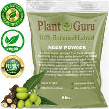 Neem Powder 5 lbs. Bulk Dried Leaf 100 Pure Raw Leaves Azadirachta indica 