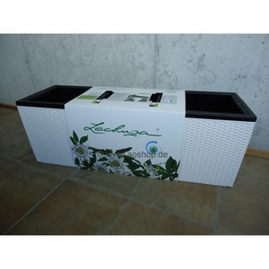 Lechuza TRIO COTTAGE 30 weiss Komplett Sockel