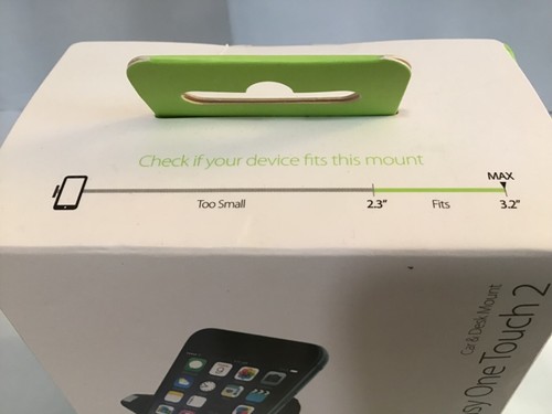 iOTTIE EASY ONE TOUCH 2 - UNIVERSAL SMARTPHONE CAR & DESK MOUNT HOLDER NIB! #C-1 - Picture 5 of 5