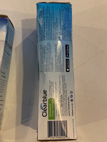 ClearBlue Menopause Journey Stage Indicator 2 Boxes of 5 Tests Each Ex 02/2026 - Picture 4 of 5