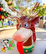DISNEYLAND CHRISTMAS PARADE REINDEER SIPPER