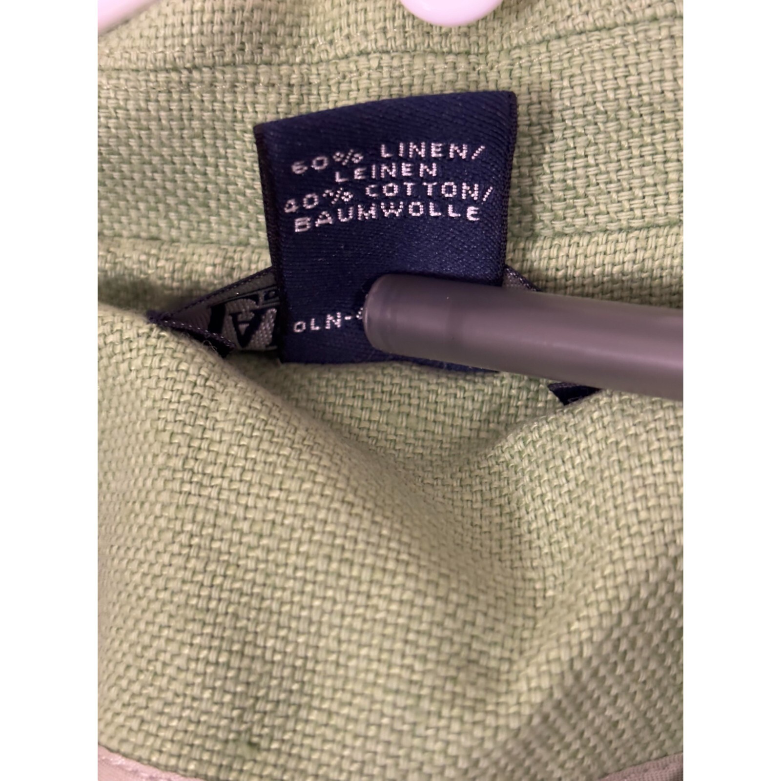 Lands End Womens Basic Jacket Size 12 Petite Gree… - image 4