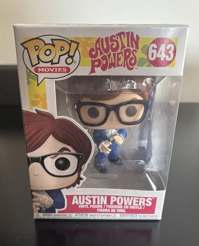 Funko Pop! AUSTIN POWERS #643 Blue Suit 2018 Bobble Head (NEW)