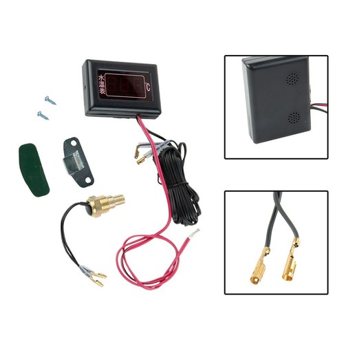 Universal Digital Water Temperature Gauge Kit And Sensor-Plug For Car-Engine - Picture 15 of 17