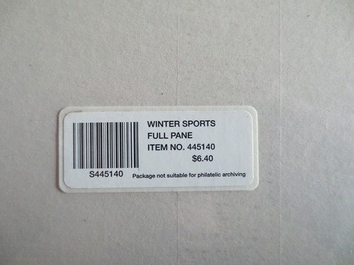 DOC's Scott #3180 Alpine Skiing 1998 20 Stamp Sheet MNH OG XF - Picture 3 of 3