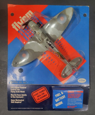 1970 Testors Fly'em Spitfire MK. IXE #4008 Flying Scale Model Airplane New