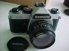Chinon DSL camera w/50mm f1.9 lens      bx 3 