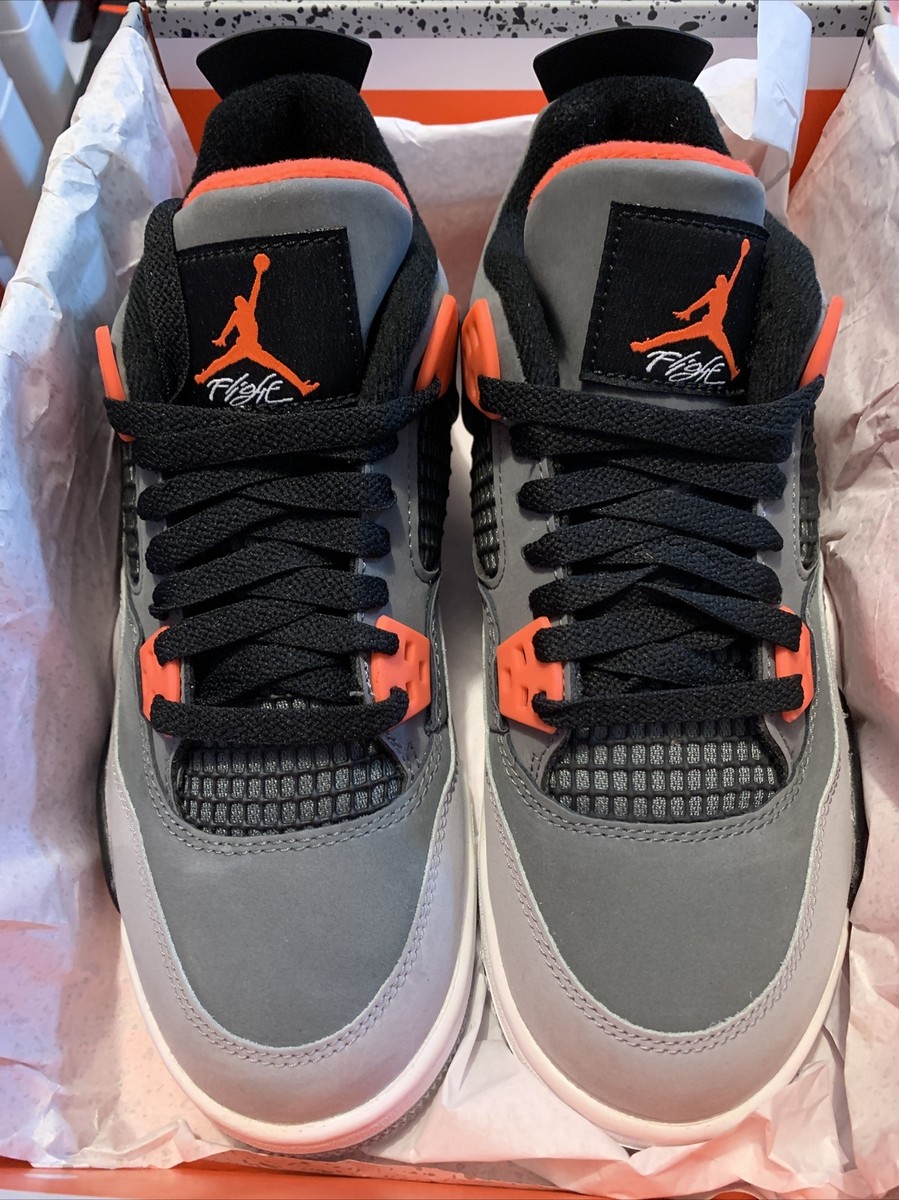 シューズ(男性用) Nike Air Jordan 4 Retro \"Infrared 23\" DH6927-061 Nike Air Jordan 4 Infrared 23 Black Cement Dark