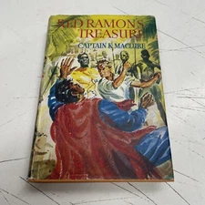 ORIGINAL VINTAGE BOOK Retro Hard Cover Novel Red Ramon’s Treasure Maclure