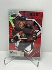 21-22 UD Allure Hockey Red Rainbow SP Parallel 80 Tim Stutzle