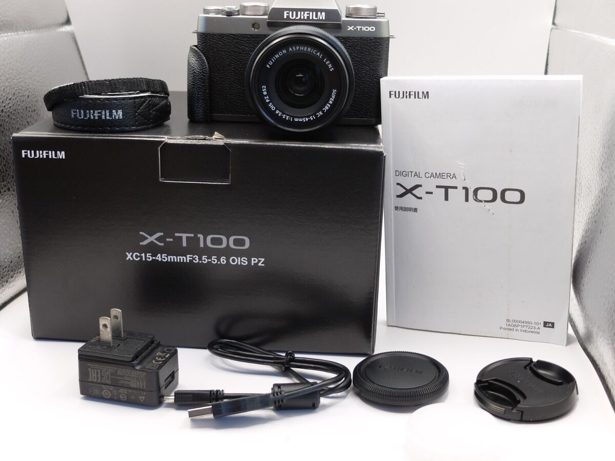 Fujifilm X-T100 Mirrorless Digital Camera Lens Kit XC15-45mmF3.5