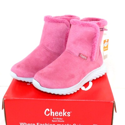 CHEEKS Womens pull on Sport Boots wedge heel shoe size M