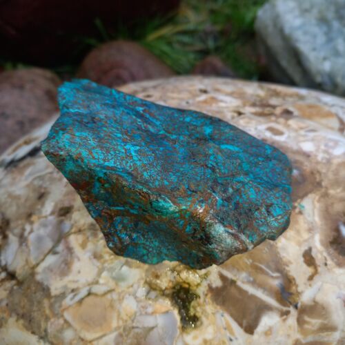 0,39Kg Schattuckit CHRYSOKOLL Shattuckit Dioptas Türkis Azurit Malachit Nr.Z Zen - Bild 4 von 6