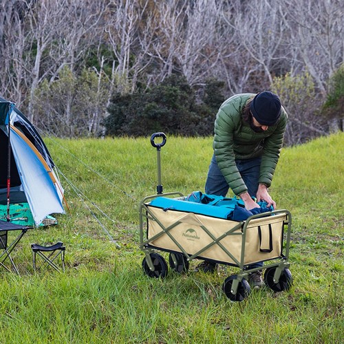Naturehike Lightweight Cart Collapsible Portable Wagon Cart 80-100 Liters Graden - Picture 25 of 32
