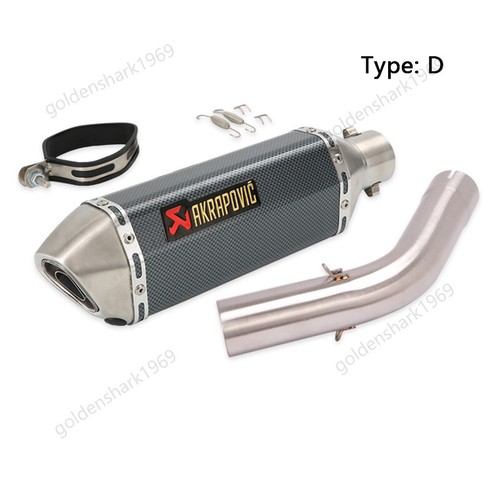 For Kawasaki Versys 1000 2019-2024 Exhaust System Mid Link Pipe 51mm Muffler Tip - Picture 6 of 12