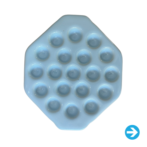 Ceramic Provoletera 19 cavities Color Light Blue - Picture 2 of 2