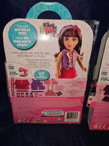 RARE NEW SEW COOL PARTY & TRENDY DOLL CLOTHES MAKE AN OUTFIT rocker trendy - Picture 5 of 11
