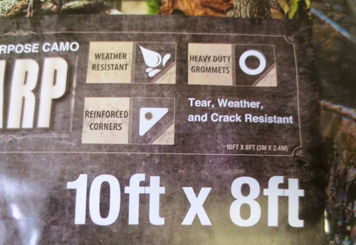 8 Ft. X 10 Ft. AP Realtree Camo Camping Rain Shelter Game Blind Strategy NEW NIP - Bild 3 von 7