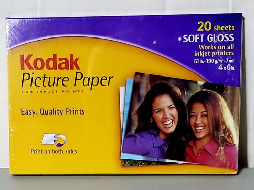 Neu! 2 x 20 Blatt 4x6 Premium Fotopapier Epson & Kodak insgesamt 40 Blatt - Bild 3 von 6