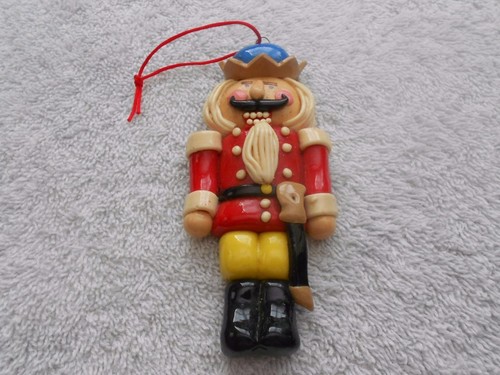 Nutcracker Christmas Ornament 4-1/4" Tall Made China - Picture 1 of 3