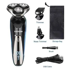 Mens Electric Razor for Men Electric Face Shavers Rechargeable RSM-1505 NEW