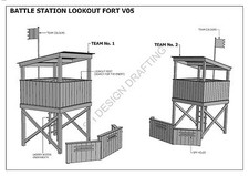 TREE CUBBY HOUSE / COMBAT FORT V5 - Construire avec Ya Kids - Plans de construction pouces
