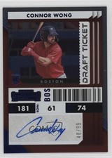 2022 Chronicles Contenders Rookie Ticket Draft Blue 48/99 Connor Wong Auto b4d