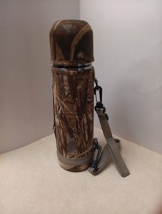 Avery Neo Bottle Outdoors Camo Camouflage Ducks Unlimited Thermos W/ Carry Strap
