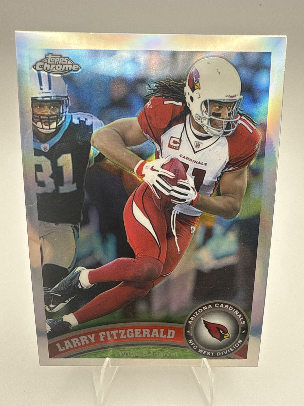 2011 Topps Chrome - Larry Fitzgerald #80 Refractor