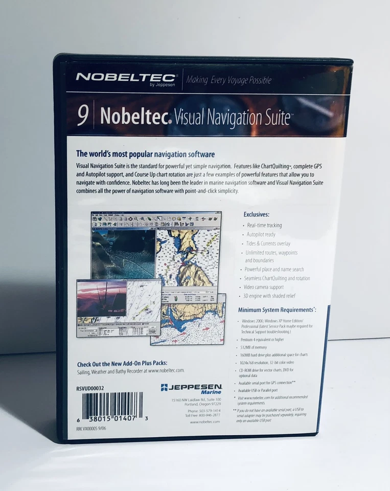 Nobeltec Visual Navigation Suite Upgrade 9 Software Jeppesen Marine Foto 3 de 4